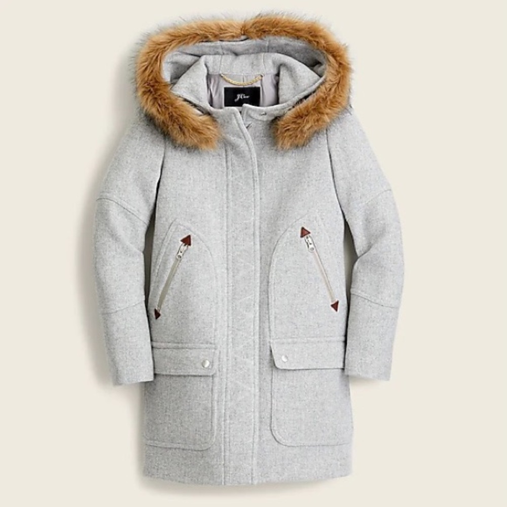 Jcrew coats - Chateau Parka In Italian Stadium-Cloth wool